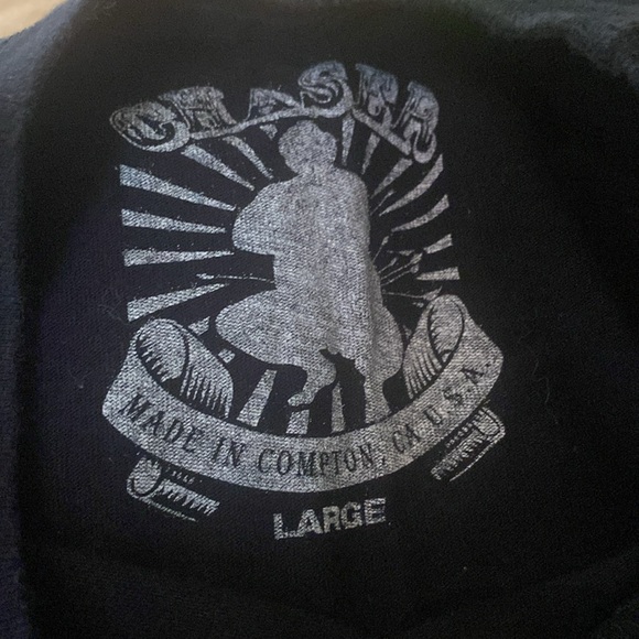 Chaser Rolling Stones Tongue Graphic Tee Black Vintage 2006 Unisex Size L - Picture 5 of 7